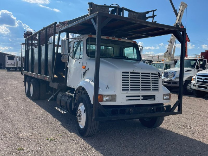 Grúa tipo chatarrera